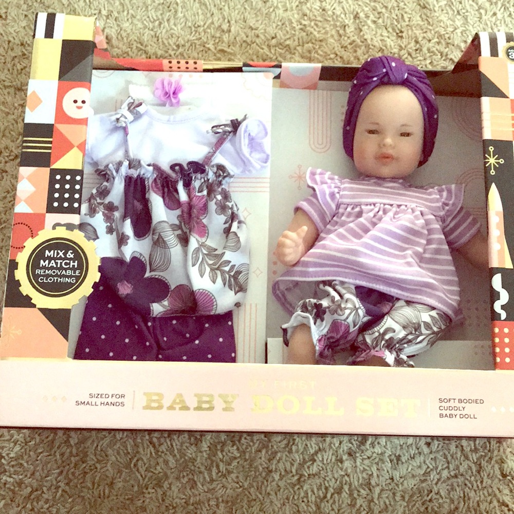 My first baby doll set